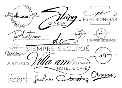 I will design eye catching handwriting, scripted, signature, cursive logo