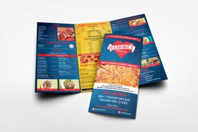 do creative professional food menu, restaurant menu