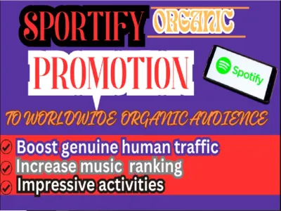 do organic Spotify and Soundcloud music promotion