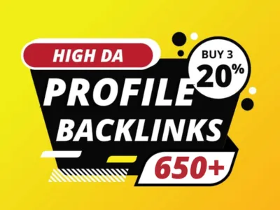 do 650 high quality SEO profile backlinks and link building