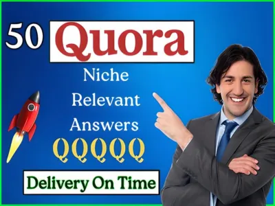 50 Niche-Relevant Quora Answers Backlinks