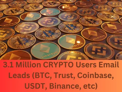 3.1 Million CRYPTO Users Email Leads Database