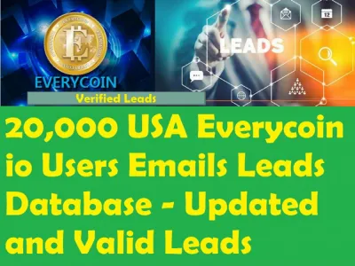 Give You 20,000 USA Everycoin io Users Emails Leads Database