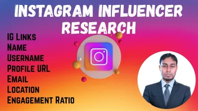 Instagram influencers research for your targeted niche