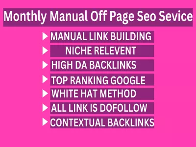 do monthly off page SEO service using high authority white hat do follow backlinks