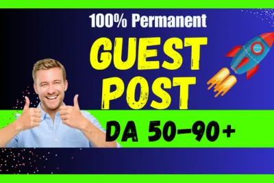 I will do 30 guest post backlinks on high-DA guest posting site