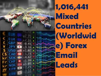 Give You 1,016,441 Mixed Countries (Worldwide) Forex Email Leads Database