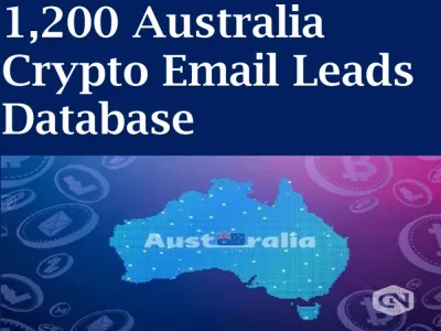 Give You 1,200 Australia Crypto Users Email Leads Database