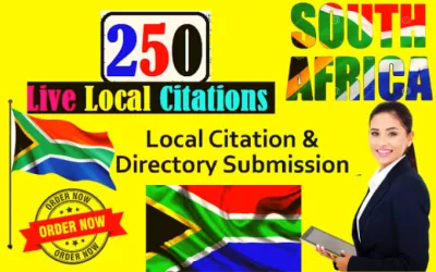 I will do top 250 south africa local citations