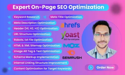 Provide Expert On-Page SEO Optimization for Higher Ranking