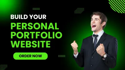 create a modern and responsive portfolio or personal website using wordpress