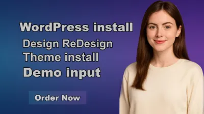 I will install wordpress themeforest theme, demo import and customization