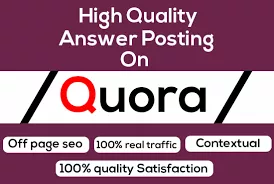 Promote your  website By 2 Quora Answer With 700+ Unique Words Article & relevant image backlinks 
