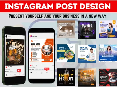 design Instagram posts and stories professionally