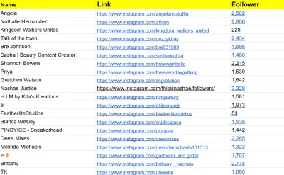 I will do find best Instagram ,TikTok, Twitter and You Tube influencer marketing