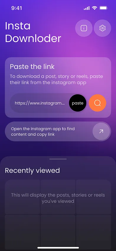 Insta Downloader App