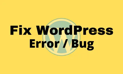 fix wordpress issues, critical errors, and any bugs