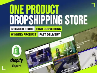 create one product shopify dropshipping store