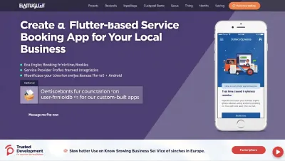 I will develop a powerful Flutter service booking app for your local business
