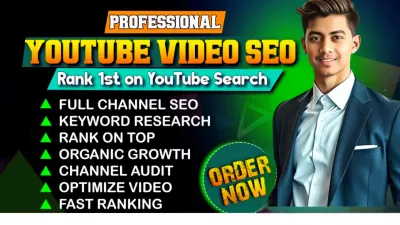 be your youtube video SEO expert and channel growth manager for optimization