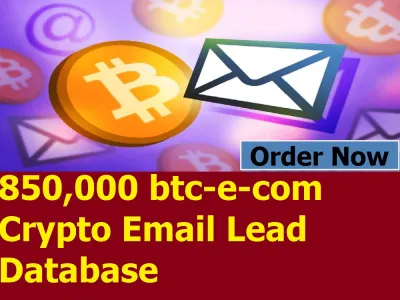 GIVE You 850,000 BTC-e-com Crypto Email Lead Database