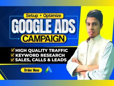 Setup & Optimize Google Ads, Shopping Ads, Performance Max PPC Campaigns