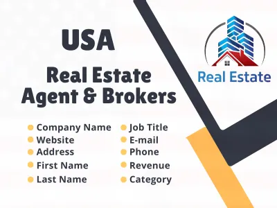 Provide You 20,000 USA Real Estate Agents and Brokers Email List Database Leads