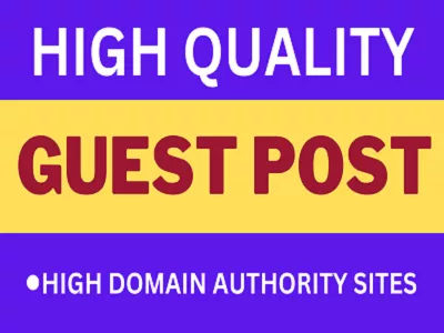 I will do HQ guest post and dofollow SEO backlinks for your website