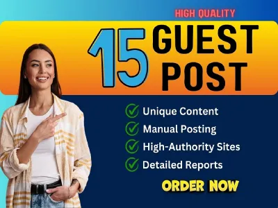 I will Provide  High-Quality Guest Posts to Boost Your SEO