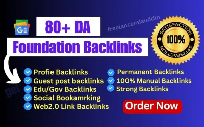 🌟Rank Higher #1 Safe & Premium Foundation Backlinks to Skyrocket Your Website 🚀