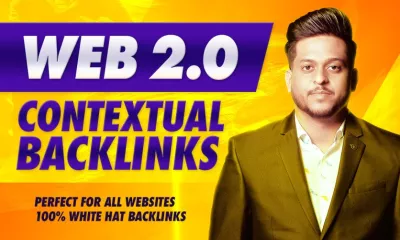 Create 10 High DA Brand New Web2.0 Blogs With Contextual Backlinks for Manual Link Building