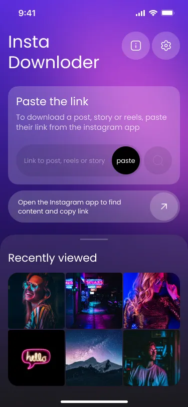 Insta Downloader App