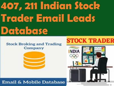 Give You 407, 211 Indian Stock Trader Email Leads Database