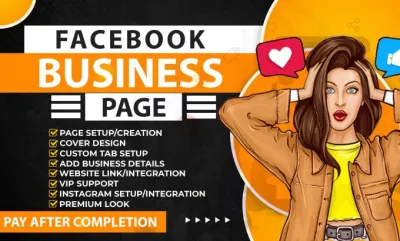 I will create and set up your social media accounts and setup facebook business page