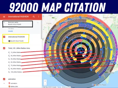 do 92,000 google maps citations for GMB ranking and local SEO