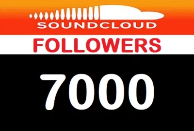 Provide 7000 High Quality soundcloud followers lifetime guarantee