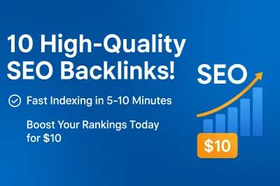 I will create 10 high-quality SEO backlinks to rank your keywords and get indexed in 5-10 
