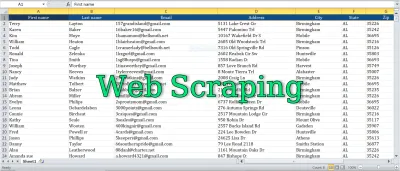 I will do web scraping, website scraping, web scraper in python