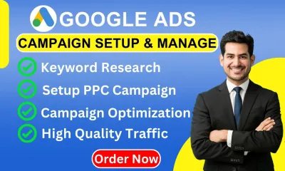 run and manage google ads for local business adwords search ads PPC campaign