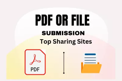 I will do manually PDF submission to 40 pdf sharing sites