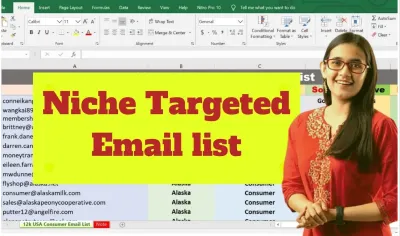 provide niches target and verified mail list for email marketing