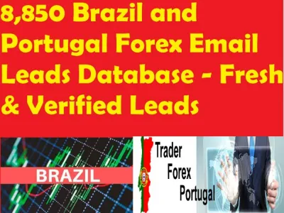 8,850 Brazil and Portugal Forex Email Leads Database