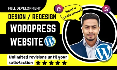 do website design, bulid wordpress website, design, redesign wordpress webiste