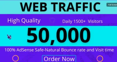 do 50000+ Organic Web Traffic to Your Website