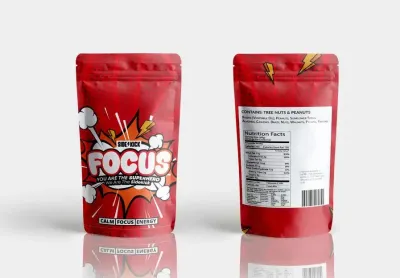 design product packaging label pouch sachet 3d renderings