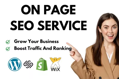 Do On Page SEO of Wix and Squarespace Website