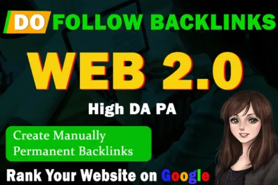 I will publish 110 web2.0 Backlinks to Increase Your website Rank