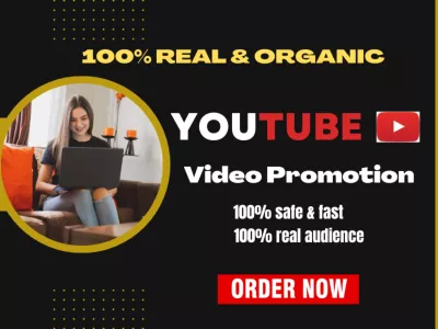 I will do organic youtube promotion marketing