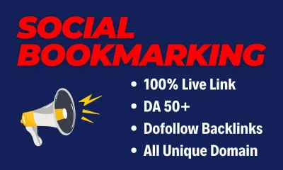 Create 110 High DA Social Bookmarking Backlinks for White Hat SEO Link Building