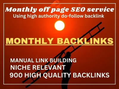Monthly off page SEO service